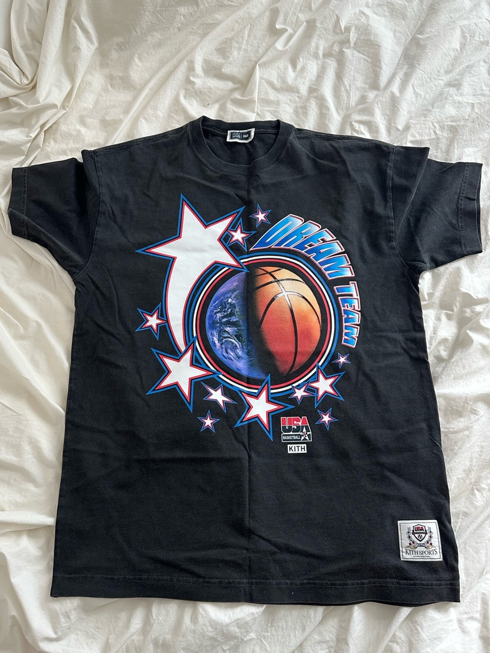 Kith x USA Basketball 'Dream Team' Graphic Tee - Black NWOT
